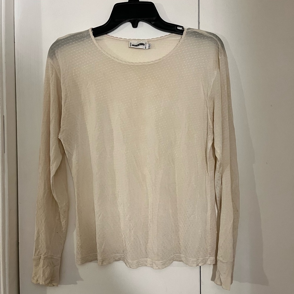 100% silk Mary Green top